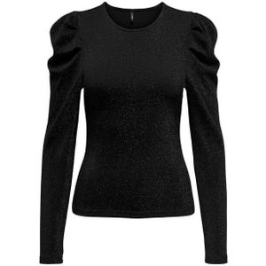 Onlrich - Top - Lange Mouwen - O-hals - Glitterdetail - Regular Fit