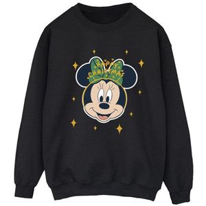 Sweater - Gedrukt - Zwart - 50% Katoen 50% Polyester