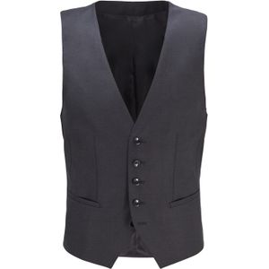 Hugo Boss - 50384771 061 - Gilet - Donkergrijs - 100% Zuid-wol