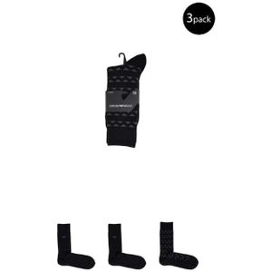 Emporio Armani - Enkelsokken - Zwart - Katoenmix