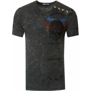 Rusty Neal - T-shirt - Zwart - 100% Katoen - Normale Pasvorm