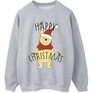 Li-cense Disney heren winnie de poeh vrolijk kerstmis holly sweatshirt