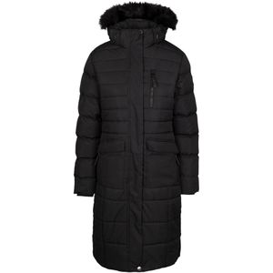 Trespass - Gewatteerde Winterjas - Zwart - 100% Polyester - Verstelbare Kap