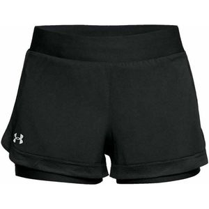 Under Armour - Stretch Speedpocket - Hardloopshort - Zwart - Dames