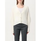 Geribbelde Gebreide Cardigan Met Versierde Knopen