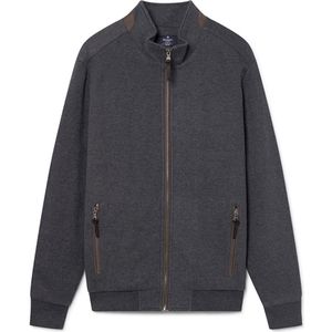 Hackett - Harrington - Trui - Antraciet - Volledig Rits
