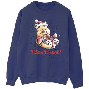 Li-cense Disney heren winnie the pooh love presents sweatshirt