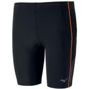 Mizuno - J2GB601391 - Mid Panty - Zwart/Oranje - Grafisch Logo