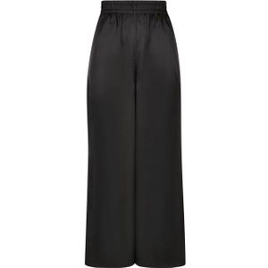 Urban Classics Dames satijnen broek met wijde pijpen