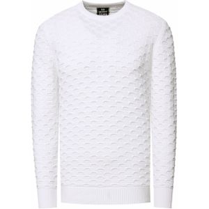 Rusty Neal - Gebreide Trui - Effen Kleur - Ronde Hals