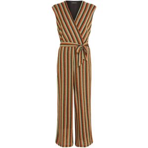 King Louie Mary jumpsuit piso stripe black