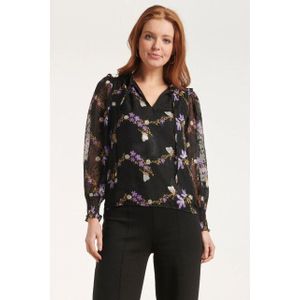 Smashed Lemon 24503 e chiffon top |