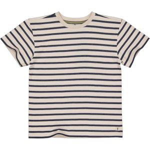 Quapi Jongens oversized t-shirt karel aop blue stripe