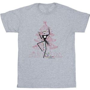 Li-cense Disney heren the nightmare before christmas boom roze t-shirt