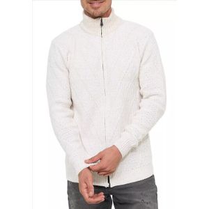 Rusty Neal heren vest kabel ivoor gebreid italianstyle