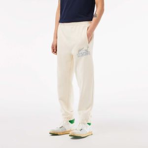 Lacoste - Organic Cotton Track Pants - Crème - Sportbroeken