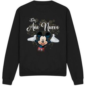 Disney Unisex volwassen spaans mickey mouse vuurwerk nieuwjaar sweatshirt