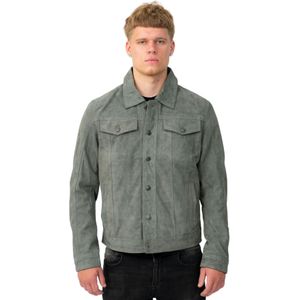Heren - Geitensuède - Jeansjack - Adelaide