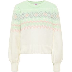 myMo - Blonda - Vest - Zacht - Korte Pasvorm - Fair Isle-patroon