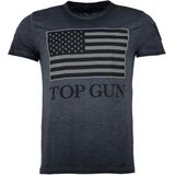 TOP GUN - Shirt - Marine - Motiefprint