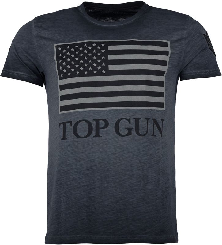 TOP GUN - Shirt - Marine - Motiefprint