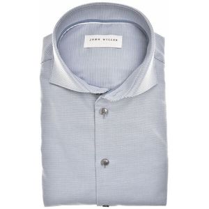 John Miller - Tailored Fit - Overhemd - Blauw