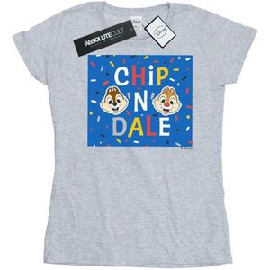 Li-cense Disney dames chip n dale blauw frame katoenen t-shirt