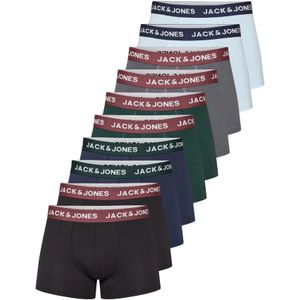 Jack & Jones Heren boxershorts effen jacsolid mega multipack 10-pack