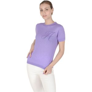 Crown Of Edinburgh Kasjmier Korte Mouw Art 003 Lilac Letter A