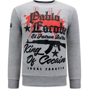 Local Fanatic The king of cocaine pablo escobar sweater