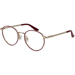 Guess - Metalen Brillenmontuur - Paars - Rond Model - Demo-glazen