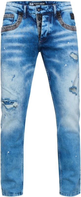 Rusty Neal - YOKOTE - Jeansbroek - Stone-washed - Rechte Pasvorm