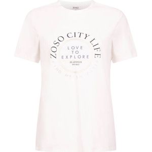 Zoso - T-shirt Selma 254 0005-0008 - Offwhite - Dames