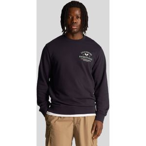 Lyle And Scott - Racquet Club Graphic Sweatshirt - Navy