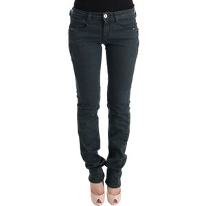 Costume National Vrouwen Grijze Katoenen Superslim Denim Jeans