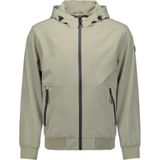 No Excess Jacket short fit hooded light army
