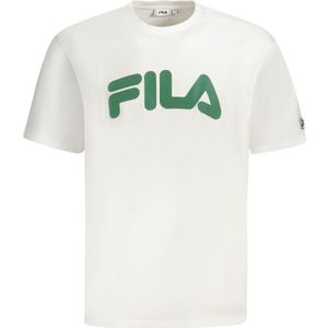 Fila - T-shirt - Wit - Gedurfd Logo - Katoen