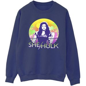 Li-cense Marvel heren she-hulk: advocaat sunset smile sweatshirt