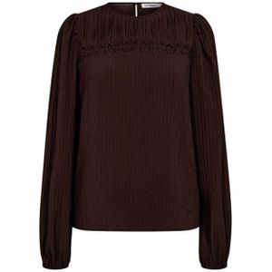 Co'Couture - Blouse - Bruin - Dames