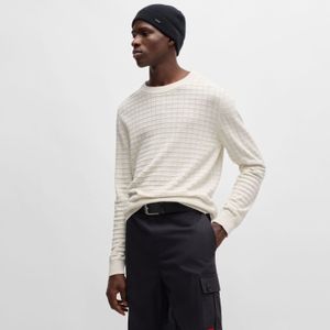 HUGO - Scoult - Sweater - Naturel - Regular Fit - Katoen
