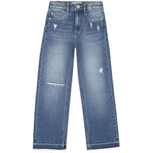 Vingino Meiden jeans wide leg fit cato blue vintage