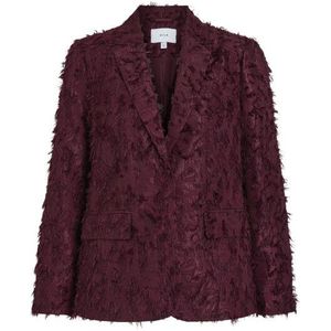 Vila - viwagne l/s blazer - Fig - 100% Polyester - Regular Fit