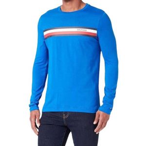 Tommy Hilfiger Heren logo regular t-shirt met lange mouwen