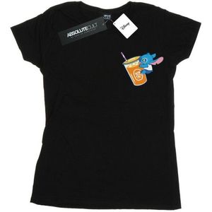 Li-cense Disney dames lilo and stitch drink katoenen t-shirt