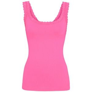 Tim & Simonsen - 217 Frida Rib Top - Roze - Top zonder Mouw