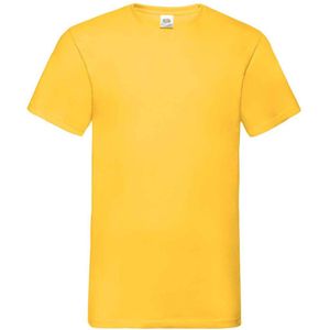 Fruit of the Loom - V-hals T-shirt - Unisex - 100% Katoen - Korte Mouwen