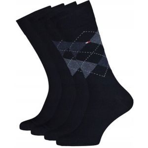 Tommy Hilfiger Ruitensokken heren (set van 2)
