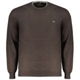 Rundhals Trui Bruin Melange