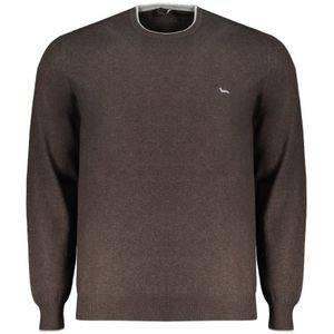 Rundhals Trui Bruin Melange