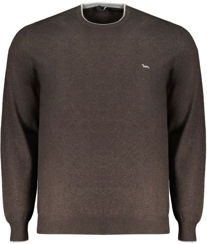 Rundhals Trui Bruin Melange